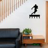 1pc Promotion Football Receiver Sport  Key Hooks Holder  Small 6 Inch Wide Hallway Key Holder Bathroom Towel Hooks Wall Sticker