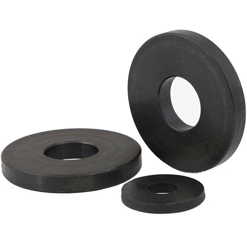 Grade 8.8 Black Thickened Flat Washer: M8-M20 Mold, Large Pressure Plate