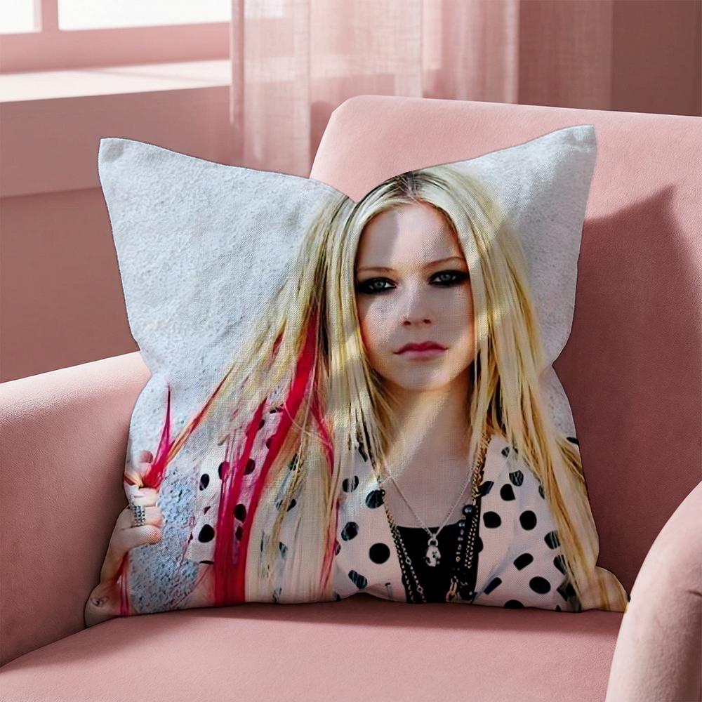A-Avril Ramona Lavigne Kissenbezug Mehrzweck-Kissenbezug für Zuhause & Auto - Wendbar, Weich & Langlebig für den täglichen Gebrauch