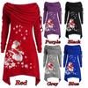 Festive Women's Santa Claus Sweater Jumper With Soft Material For Christmas Celebrations