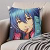 Dark BL Japanese Anime DDramatical Murder Cushion Cover Pillowcase Antidustmite Invisible Zipper Short Plush Sofa Cushion