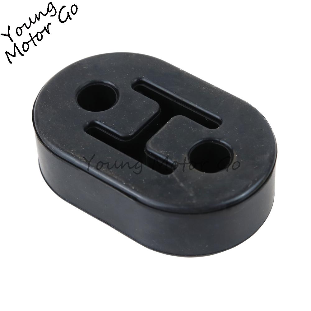 Universal Car Polyurethane Rubber Exhaust Tail Pipe Mount Brackets Hanger Muffler Insulator Bushing Support WLR8952 S Black
