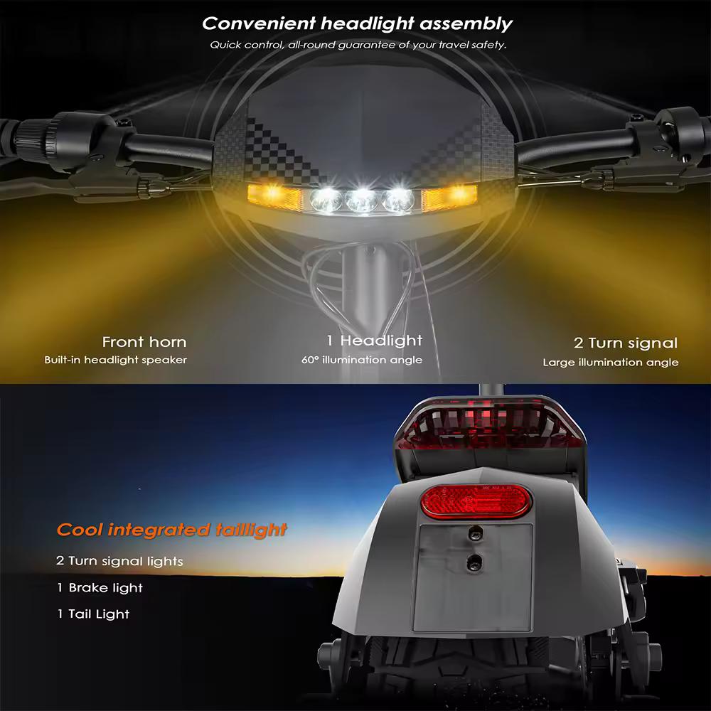 KuKirin G2 VMP Felnőtt Elektromos Roller DGT Tanúsítvánnyal 500W Erős Motor 65KM Hosszú Hatótáv 25KM/H Összecsukható Terepre Való Elektromos Roller