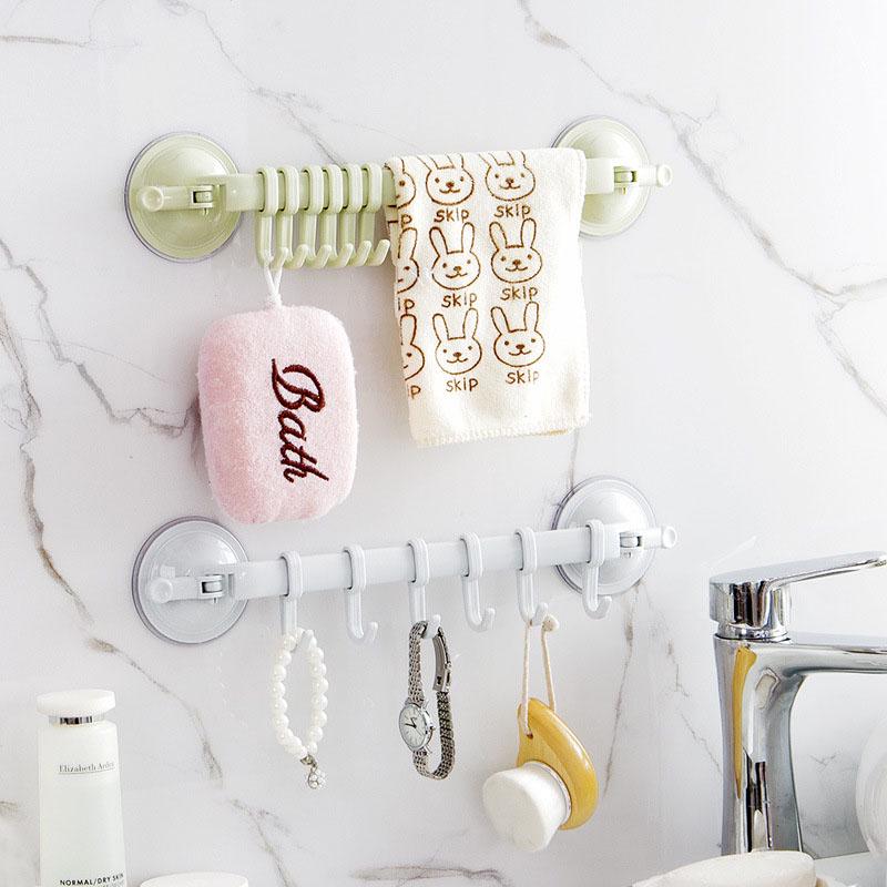 Buy Adjustable Suction Cup Hanger Vacuum Kitchen Bathroom Hanger at ...