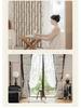 Blackout Lace Curtains with Warm Girly Digital Prints for Living Room and Bedroom