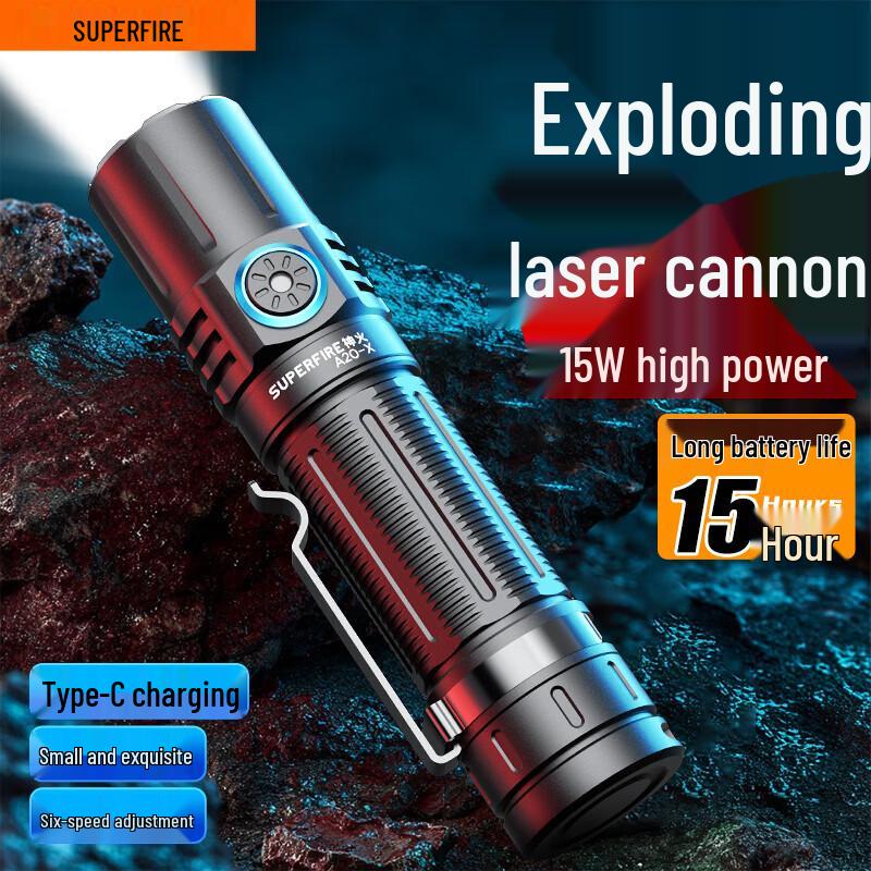 SupFire A20-X USB Rechargeable LED Flashlight