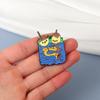 Alloy Elegant Heart Brooch For Friends Decorative Badge For Personalized Fashion Style
