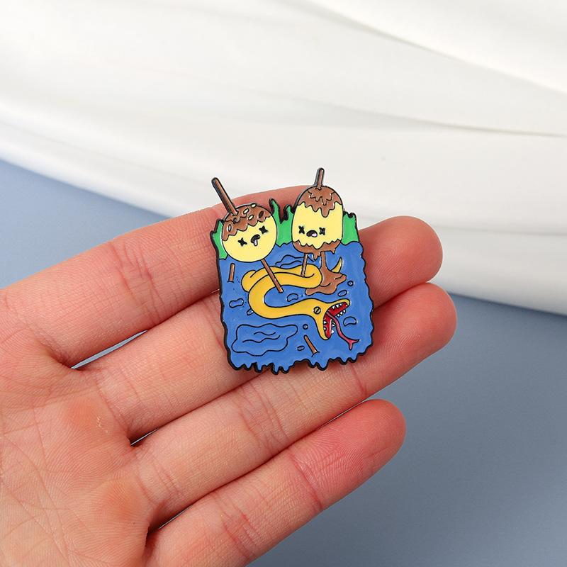 Alloy Elegant Heart Brooch For Friends Decorative Badge For Personalized Fashion Style