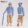 PawinPaw Boys' Cartoon Bear Vintage Print Denim Jacket