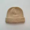 Heavy autumn and winter new imitation cashmere wool hat cold hat crimped knitted hat men's high gram weight warm hat