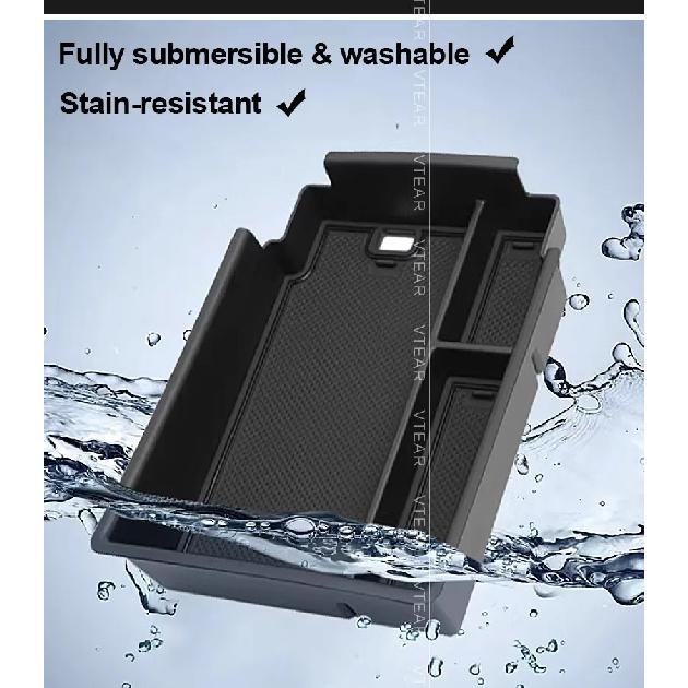 For BYD Sealion 7 2024-2026 Center Console Armrest Storage Box Tray Car Interior Organization Products Accessories
