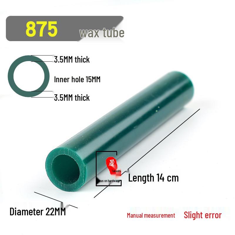 Wax Tube for Jewelry Design and Casting: Carving Wax for Lost-Wax Method and Mold Production