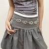 Belly Chain Metal Circular Ring Waist Chain Gold/Silver Dress Belt Chain  Dress Decoration