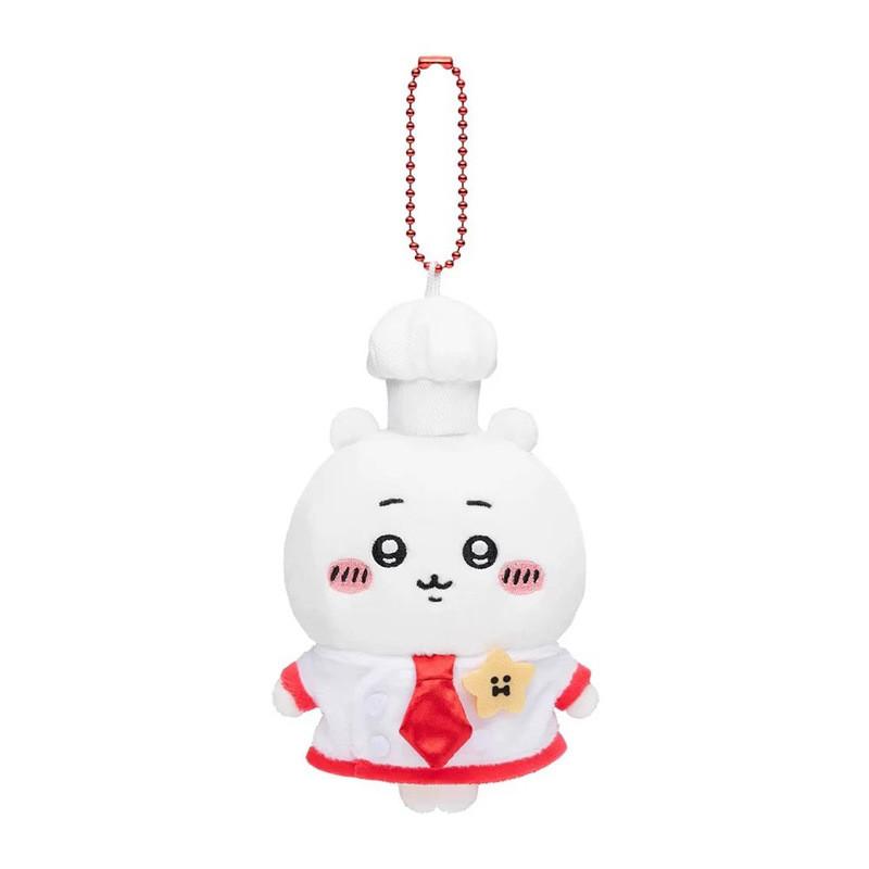 Chiikawa Restaurant Usaqi Chef Hat Doll Playful Bear Plush Keychain Fans Kids