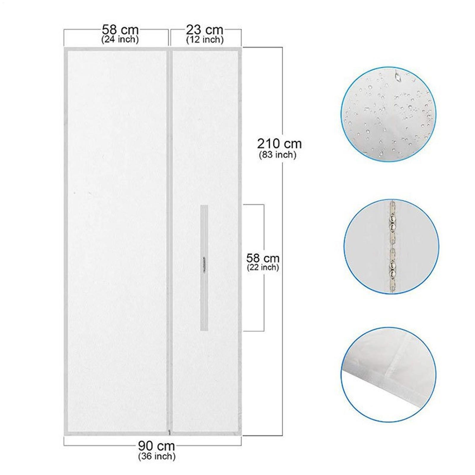 Portable Air Conditioner Window Vent Kit Ac Window Seal Kits Adjustable Hose Support for Panel Door Sliding Floor Home Bedroom bianco