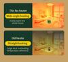 Electric Heater Fan Fast Heating Space Heater Fan Portable Household Electric Heater Home Appliance for Bedroom Heating