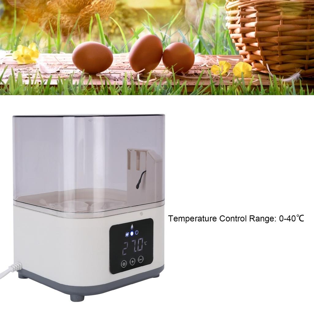 Incubator 6 Eggs   Automatic Poultry    Machine with Temp ature Control for Farm