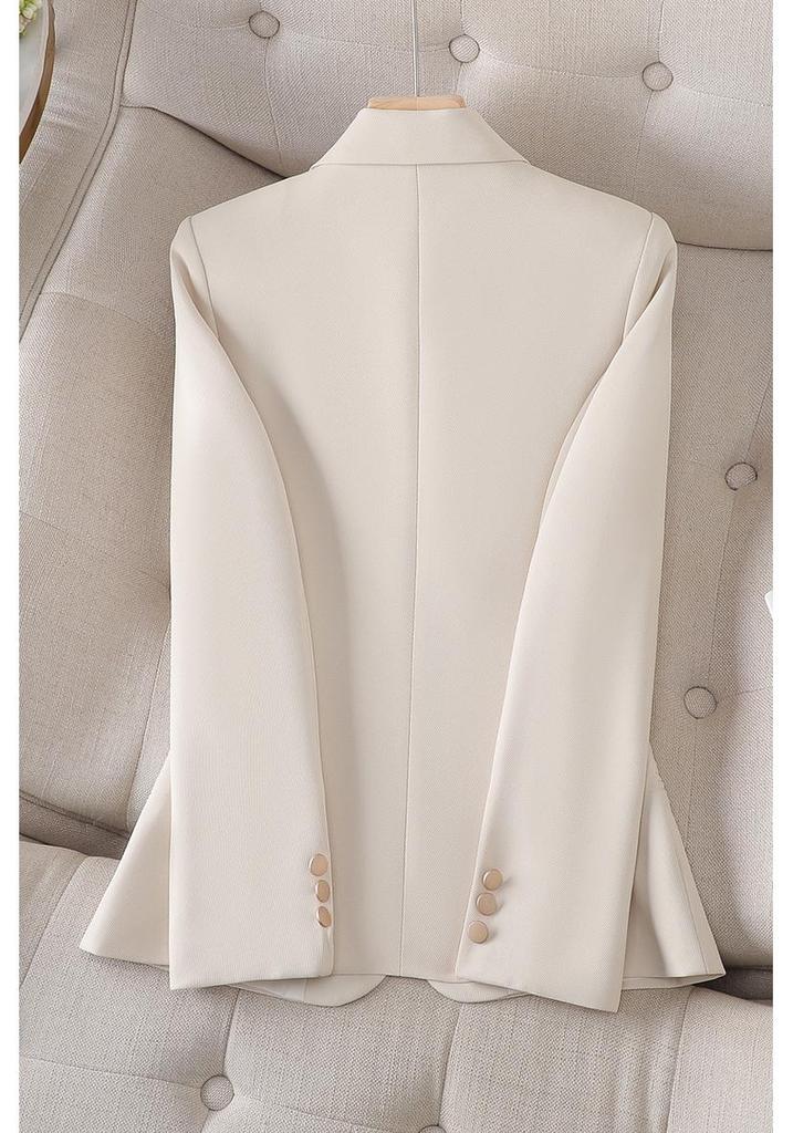 Petite Women's High-End Suit Jacket: Long Sleeve Professional Wear for Work