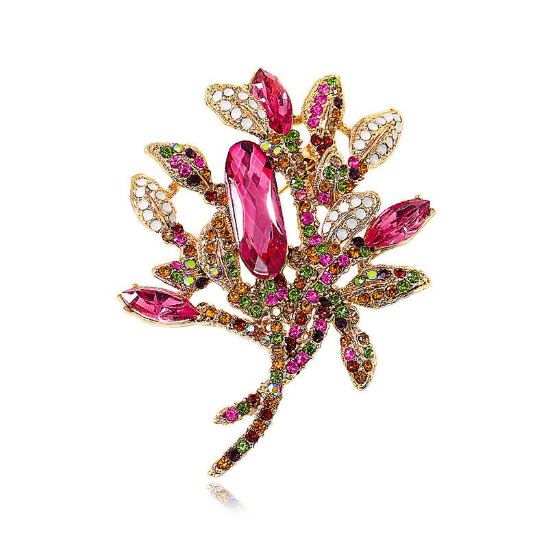 Vintage Floral Brooch Flower Atmospheric Brooch Women'S Clothing Coat Corsage