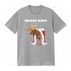 Moose King Unisexs T Shirt Boys Vintage Washed Streetwear Versatile Fashion Unisex Soft Slightly Designer Clothes Comfortable