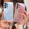 Lingge Dazzling Light For Samsung Galaxy S10 4G S20 11E 30 S21 21Fe 22 S24 Pro S23 Ultra 5G S8 S9 Tempered Glass Phone Case