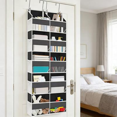 Kapı Arkası Organizer 5 Katlı Asılabilir Saklama Çantası Kapı Arkası 10 Bölmeli Yurt Küçük Daire için Kapı Üstü Organizer