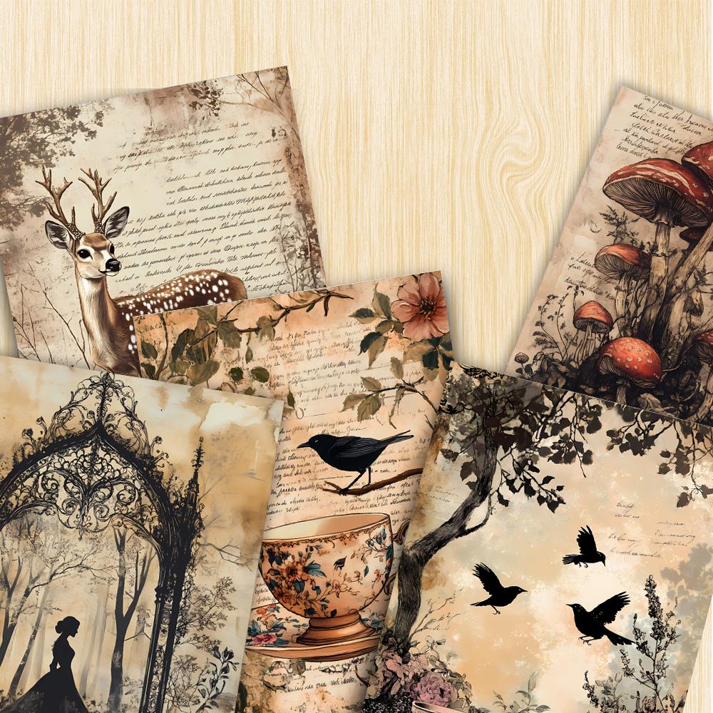 32pcs, vintage Halloween postcards, skulls, wolves, birthday/anniversary gifts, collectible, giftable, and mailable