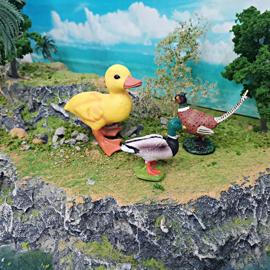 Farm Animal Pvc Figures With Static Bird Models For Childrens Learning And Collection