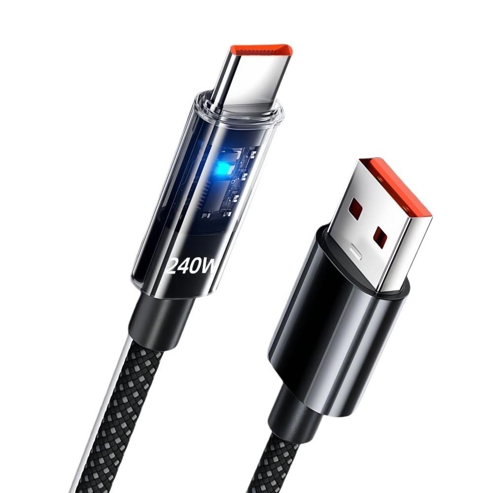 Braided Super Fast Charging Wire Nylon Phone Accessories High Quality Data Cable Cord  for OPPO 1M