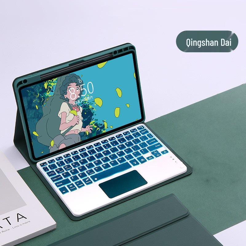 Compatible Bluetooth Keyboard Case for 2025 iPad11 A16, 10th Gen 10.9" with Pen Slot and Backlit Touchpad