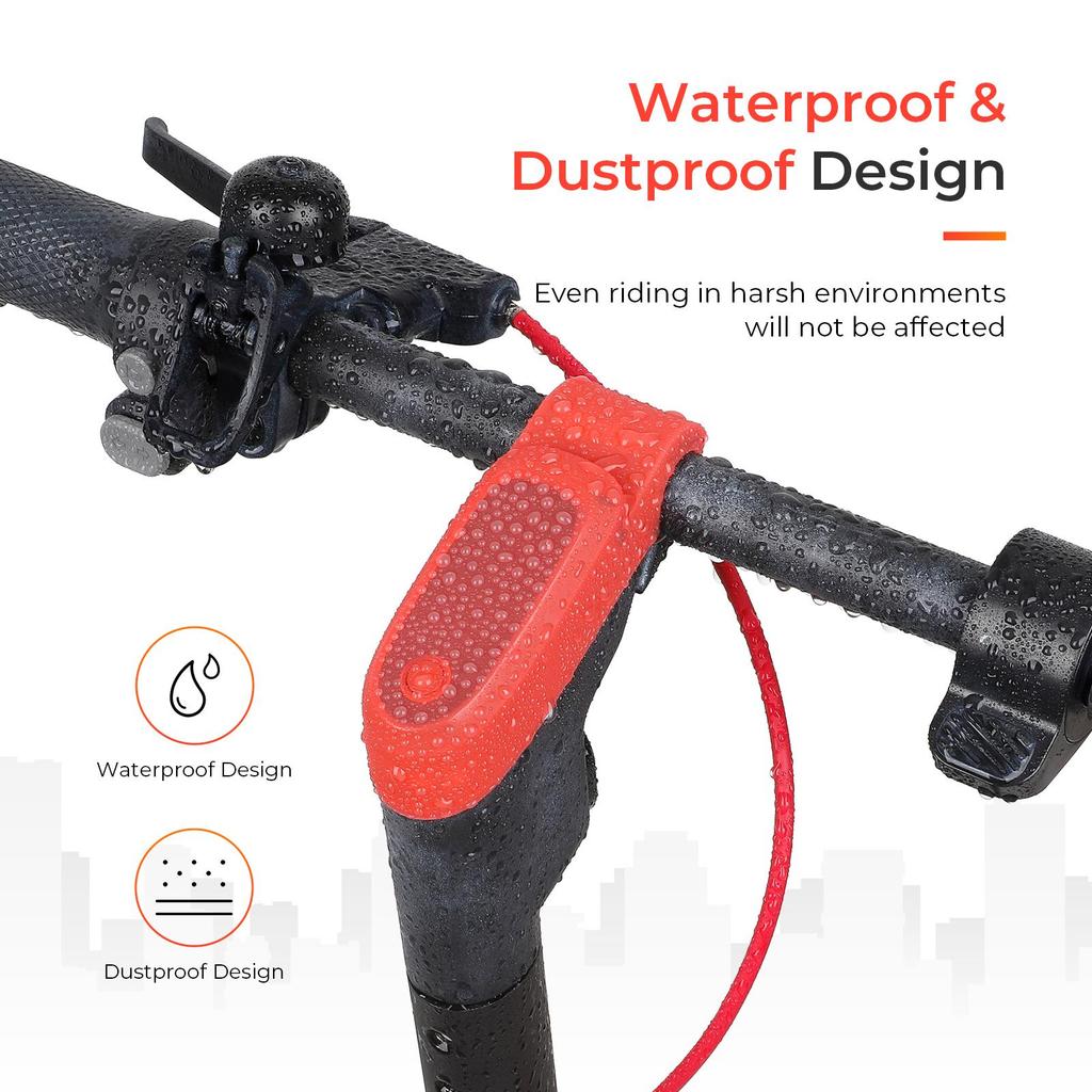 Red Waterproof Display Silicone Cover for F20F25F30F40 Scooter