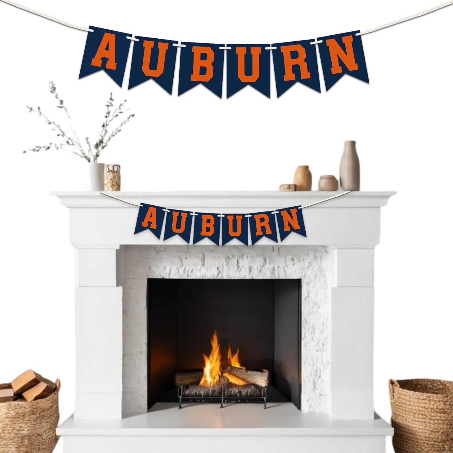 Tennessee Volunteers Banner String Banner,Orange String Pennant Flags Banners for Tennessee City Decoration and Theme Party Decorations красно-коричневый