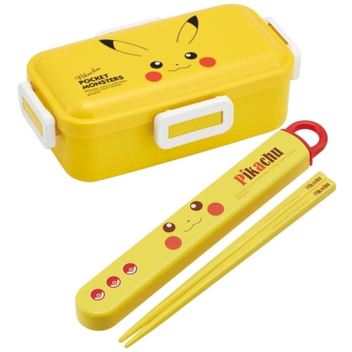 Skater Bento Box 530ml Antibacterial Fluffy Dome Lid For Women Made In Japan Pokemon Pikachu Face 23 PFLB6AG