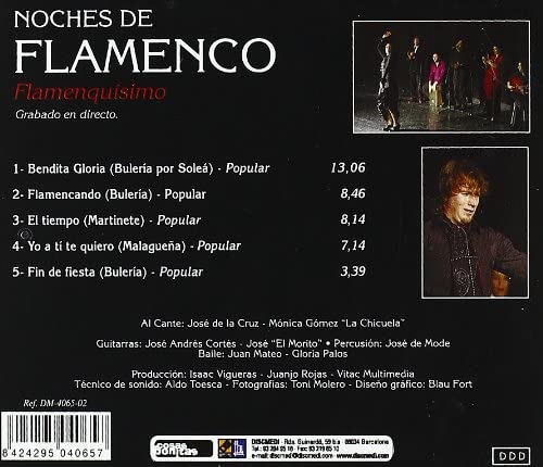 

CD NOCHES DE FLAMENCO - Vol. 5 Flamenquisimo EU World Music Used