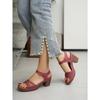 Sandali Estivi da Donna con Tacco Grosso e Tacco Alto, Calzature Casual Comode, Disponibili in Taglie Grandi.