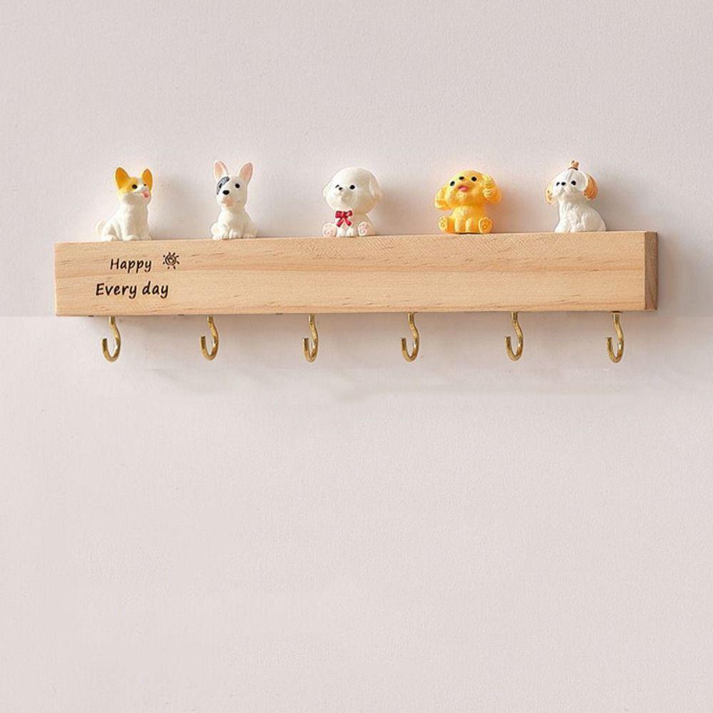 with Cute ornament Door Hooks Hanger Creative Clothes Coat Hooks  Kitchen Supplies