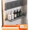 MDNG Punch-Free Bathroom Shelf with Drain Tray