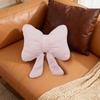 Bow Throw Pillow Couch Cute Versatile Modern Soft Seat Cushion Ornament for Sofa, Bedroom,