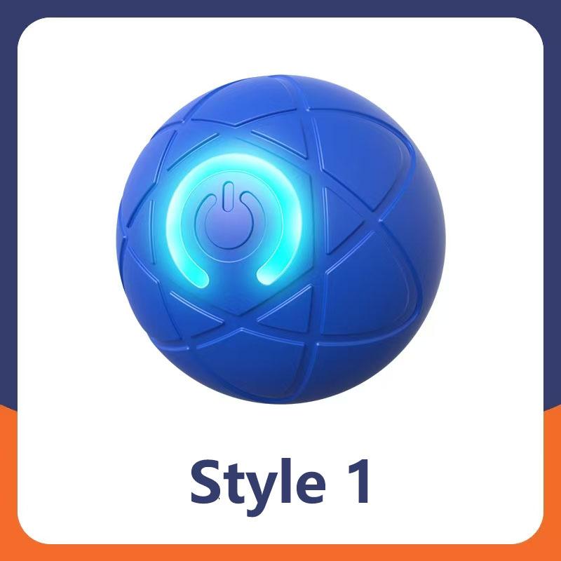 1PCS Dog Toys Intelligent Gravity Jump Ball Rechargeable Bite-Resistant Rolling Ball Cat And Dog Chase Interactive Pet Toys