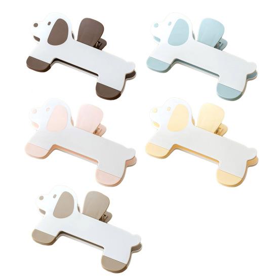 Cute Puppy Book Clips Bookmark Plastic Reading Page Holders for Book Documents Exams Fun Animal Bookstore Note Clip for Office School Use