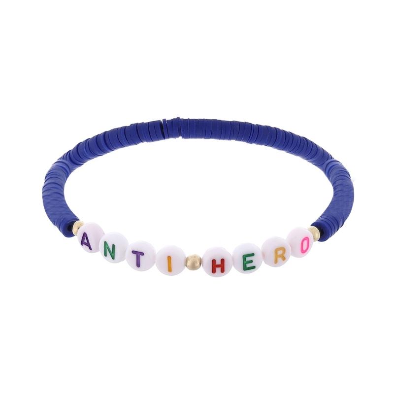 12pcs/set Taylors Bracelets Beaded Wristband Friendship Bangle for Women Letter Clay Beads Bracelets for Swiftie Fans