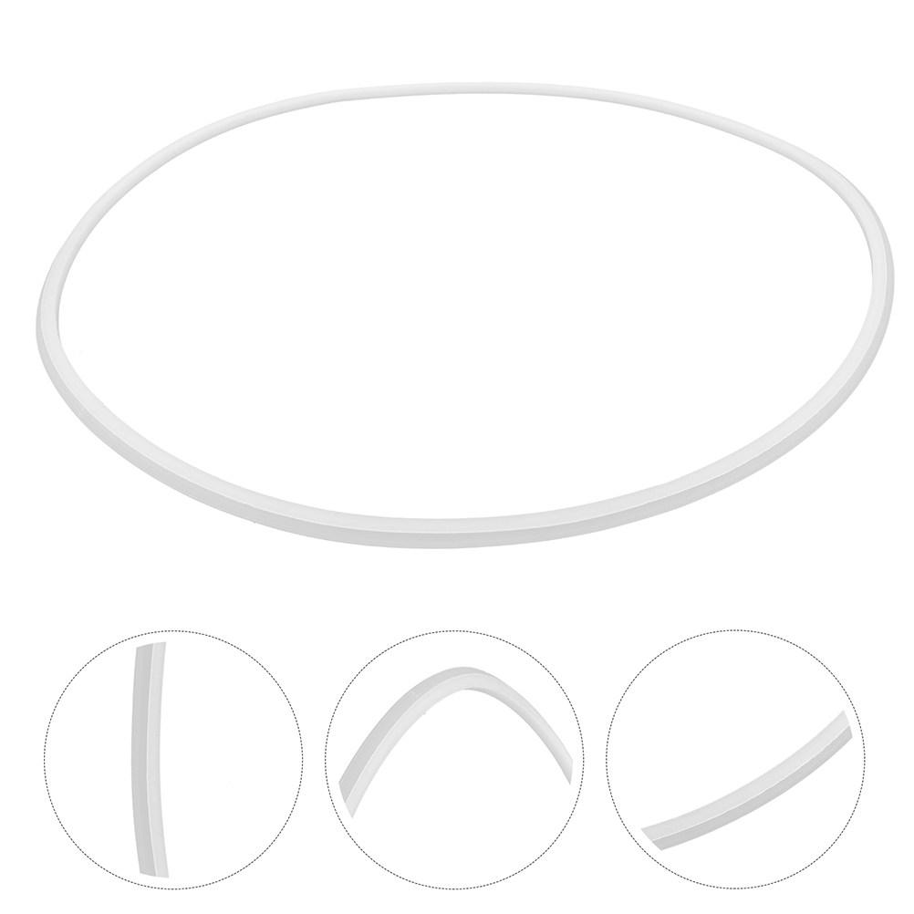

Bar Stool Rubber Base Ring White Stable Floor Protector Chair Leg Cover Non Slip Pad Replacement Part for Bar Restaurant Home 45X45X0.5CM