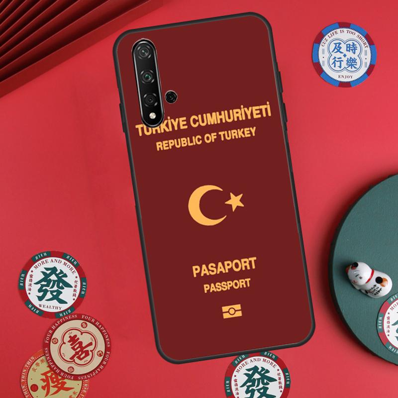 Turkey Turkish Flag For Huawei Nova Y60 Y70 Y90 Y72 Y73 Y61 Y91 7i 8i 11i 12i 12s 9 10 SE P20 P30 P40 Lite Case