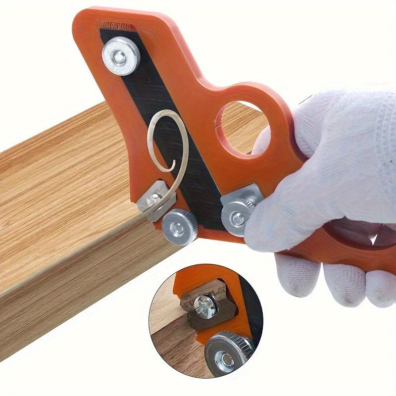 1pc Manual Edge Banding Trimmer, Veneer Edge Cutter Tool, Carpentry Chamfer Plane, Manual Planer Wood Chamfering Fillet Scraper