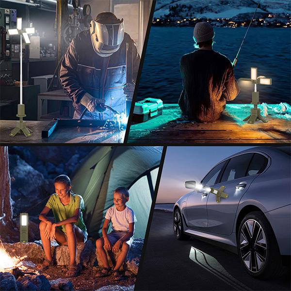 LED Outdoor Camping Light High-Capacity Waterproof Camping Light Travel Tent Light