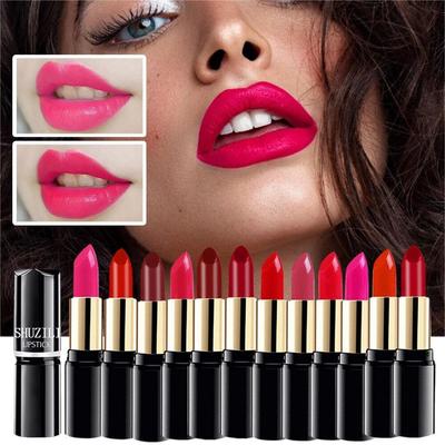 Lápiz labial en tubo suave, resistente al agua, hidratante y de larga duración.