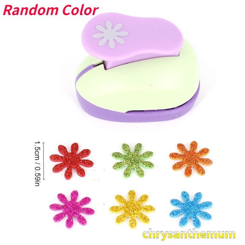 1PC Random Color 1.5cm Scrapbook Punches Paper Cutter Card Craft Printing DIY Handmade Material Paper Cutter Embossing Sharper