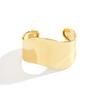 Personality Irregular Glossy Metal Wide Bracelet Bracelet Fashion C-Shaped Texture Open Bracelet