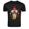 Biker Affe Helm Rauchender Fahrer Grafik T-Shirt