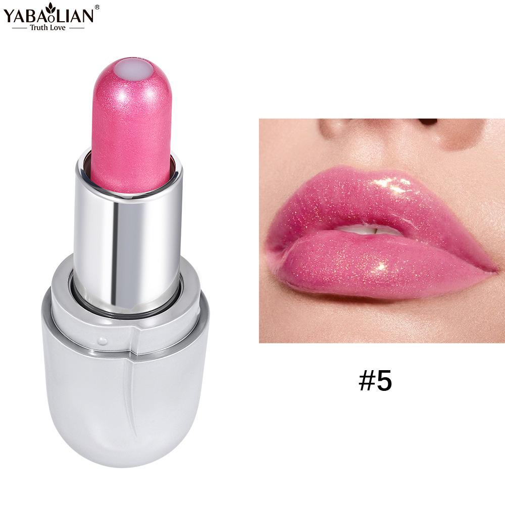 Gelee-Lippenstift, langlebiger, antihaftbeschichteter Cup-Lippenstift, glänzender, lichtechter, fluoreszierender Sandwich-Lippenstift